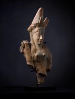 Oud-Grieks, Archaïsche Periode Terracotta goddelijkheid - 29, Verzamelen