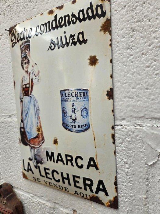 Emaille bord - Geëmailleerde plaat van Zwitserse, Antiek en Kunst, Antiek | Wandborden en Tegels