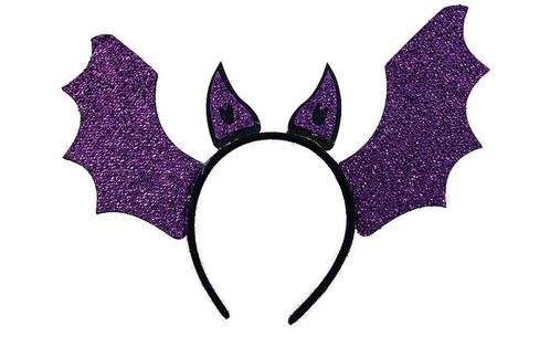 Paarse Halloween Haarband Vleermuis, Hobby & Loisirs créatifs, Articles de fête, Envoi