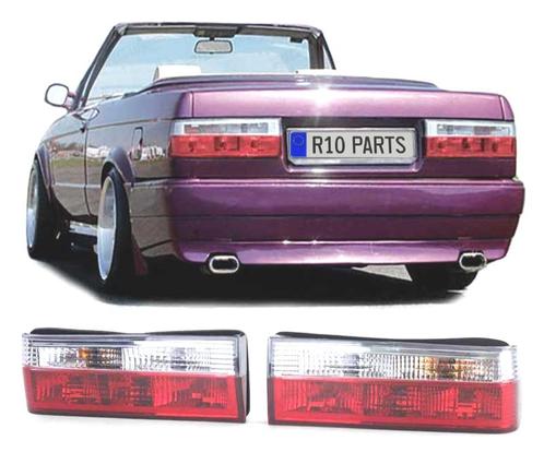FEUX ARRIÈRE BMW E30 82-87 CABRIO 82-90 ROUGE CHROMÉ, Auto-onderdelen, Verlichting, Verzenden