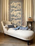 Chaise longue - Damas - Méridienne Napoleon III, Antiek en Kunst, Antiek | Overige Antiek