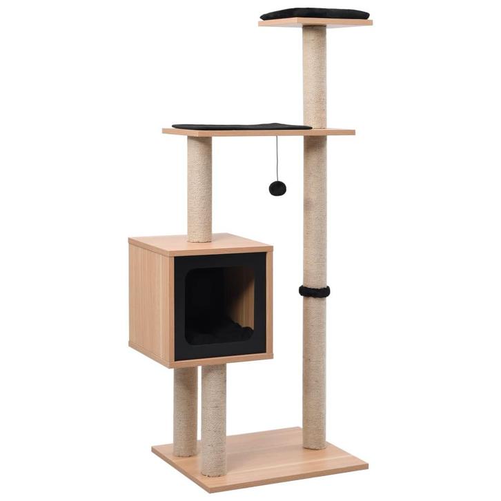 vidaXL Kattenkrabpaal met sisal krabmat 123 cm, Dieren en Toebehoren, Katten-accessoires, Nieuw, Verzenden