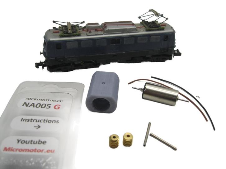 micromotor NA005g motor ombouwset voor Arnold 0232-0234, Hobby en Vrije tijd, Modeltreinen | N-Spoor, Gelijkstroom, Overige typen