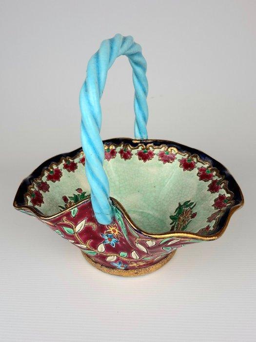 Longwy - Fruitmand - Creamware, Antiek en Kunst, Antiek | Glaswerk en Kristal