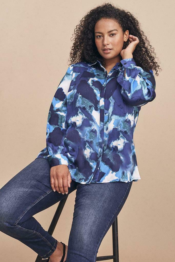 Blouse ALINEA Junarose print maat 52, Kleding | Dames, Blouses en Tunieken, Verzenden