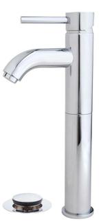 Sanifun wastafelmengkraan Markos Chroom + afvoerplug, Doe-het-zelf en Bouw, Nieuw, Kraan