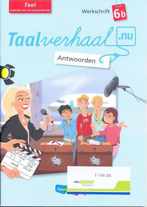 Taalverhaal Nu Antwoorden Werkschrift Taal 6B, Boeken, Schoolboeken, Verzenden