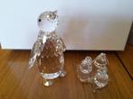 Figurine - Large penguin 010008 + Penguins babys set of 3 -