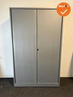 Roldeurkast - Ahrend - 195x120x45cm - Zilvergrijs met zilver, Werkplek, Ophalen of Verzenden, Gebruikt, Kast