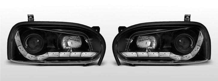 Koplampen Devil Eyes | Volkswagen Golf 3 1991-1997 | zwart, Auto-onderdelen, Verlichting, Nieuw, Volkswagen, Verzenden