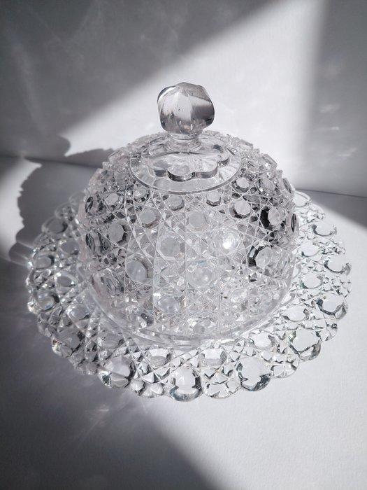 Baccarat - Tafelmiddenstuk - Kristal - Dessertklokje met, Antiek en Kunst, Antiek | Glaswerk en Kristal