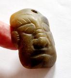 Chinees-Mongools Turkoois Godheid Hoofd Kraal Talisman - 54