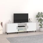vidaXL Meuble TV blanc 150x30x50 cm bois dingénierie, Neuf, Verzenden