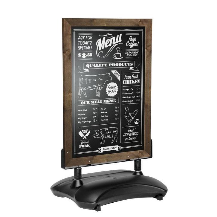 Stoepbord ChalkPro Bruin 80x105 cm, Zakelijke goederen, Overige Zakelijke goederen, Verzenden