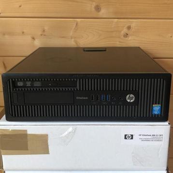 Windows 10 (Kantoor PC) HP EliteDesk 800G1 SFF (wifi) + disponible aux enchères