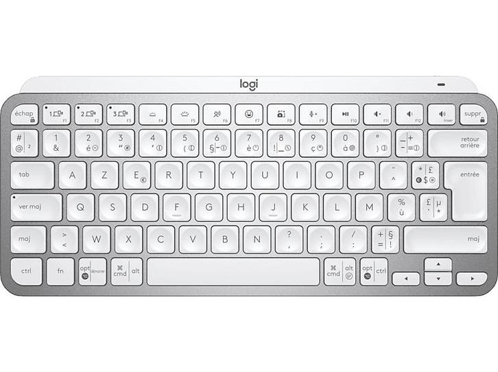 Logitech - Draadloos toetsenbord - Azerty - Pale Grey, Informatique & Logiciels, Claviers, Envoi