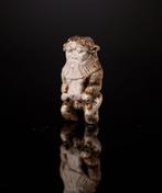 LÉgypte ancienne Amulette de dieu Bès en faïence - 4 cm