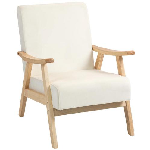 TRUUSK Scandinavische Fauteuil - Relaxfauteuil met Armleunin, Huis en Inrichting, Stoelen, Verzenden