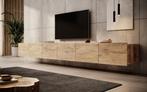 Meubella TV-Meubel Calabas kastanje 300 cm hangend, Huis en Inrichting, Kasten |Televisiemeubels, Overige materialen, Verzenden