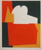 Serge Poliakoff (1900-1969) - Composition rouge et verte, Antiquités & Art, Antiquités | Autres Antiquités