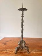 Kandelaar - Tin - Kerkkandelaar groot - 71 cm, Antiek en Kunst