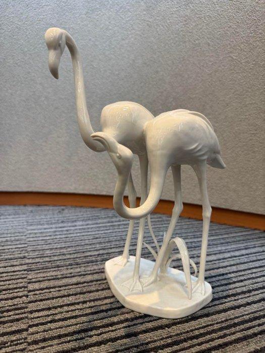 Ornement décoratif - Meissen - Flamingo, Antiek en Kunst, Antiek | Glaswerk en Kristal