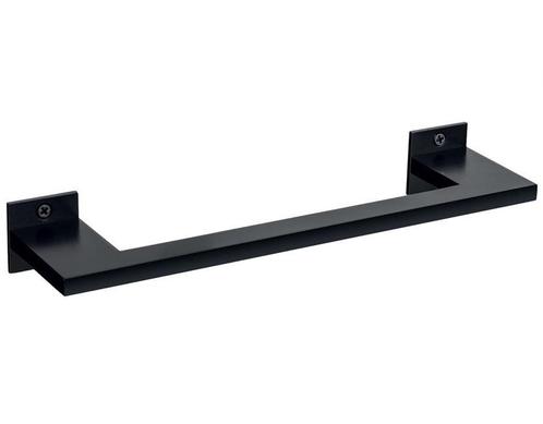 Handdoekhouder enkel SLIM aluminium zwart 290 mm, Huis en Inrichting, Badkamer | Badtextiel en Accessoires, Nieuw