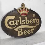 carlsberg - Reclamebord - Plastic, Antiek en Kunst, Antiek | Wandborden en Tegels
