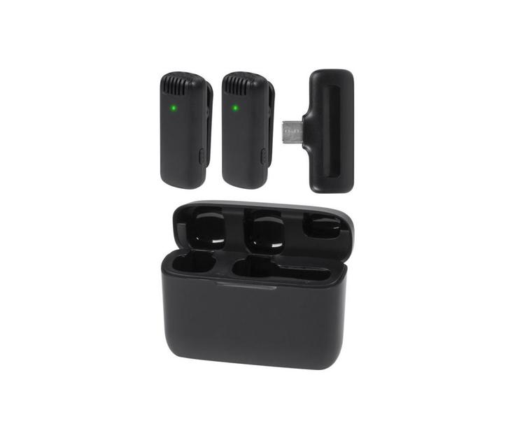 2eChoix | Nuvance - Microphone sans fil - 2 pièces avec étui, Telecommunicatie, Mobiele telefoons | Toebehoren en Onderdelen, Ophalen of Verzenden