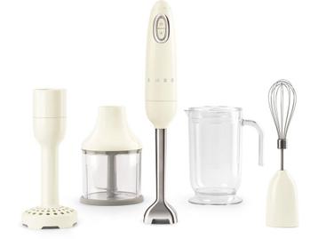 SMEG HBF22CREU - Staafmixer - Crème - 700W - Met accessoires, Verzenden