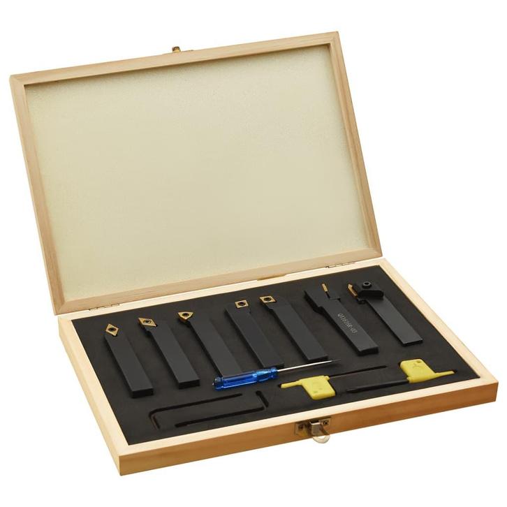 vidaXL 12-delige Draaigereedschapsset indexeerbaar 100 mm, Doe-het-zelf en Bouw, Gereedschap | Handgereedschap, Nieuw, Verzenden
