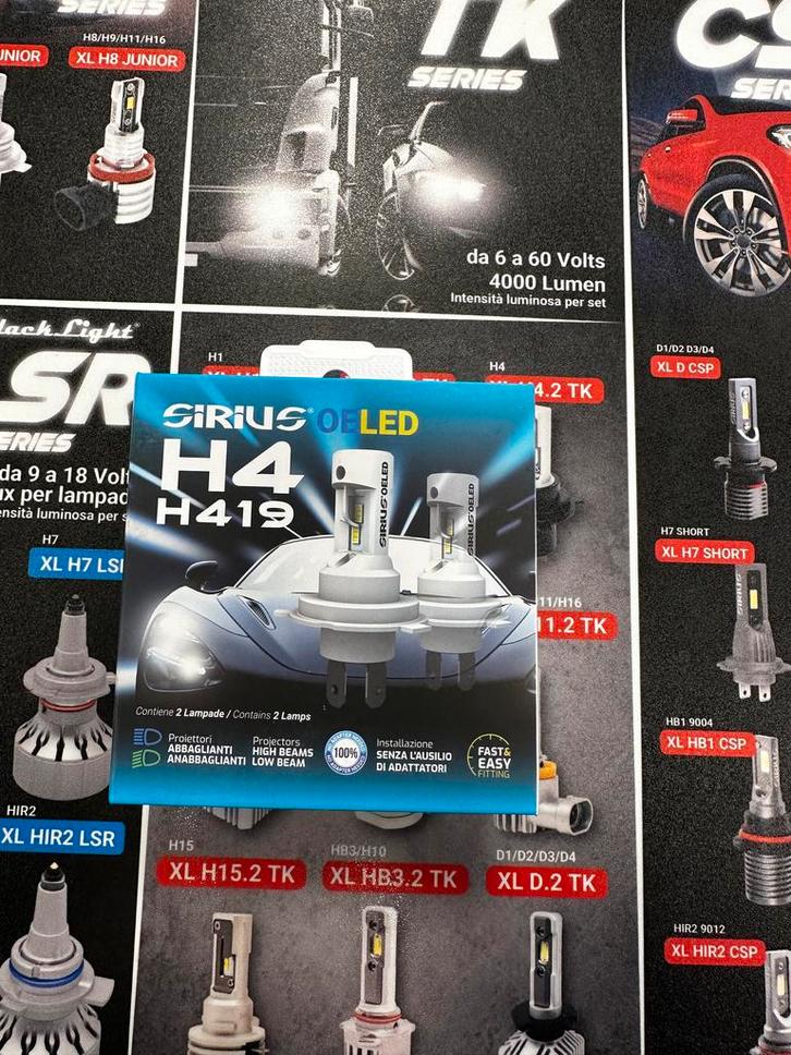 KIT DE PHARE LED SIRIUS H419 SÉRIE OELED 12V 6000K, Auto-onderdelen, Verlichting, Verzenden