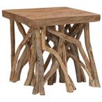 vidaXL Salontafel takken 40x40x40 cm gemengd gerecycled hout, Huis en Inrichting, Tafels | Salontafels, Verzenden, Nieuw