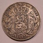 België. Leopold II (1865-1909). 5 Francs 1873  (Zonder