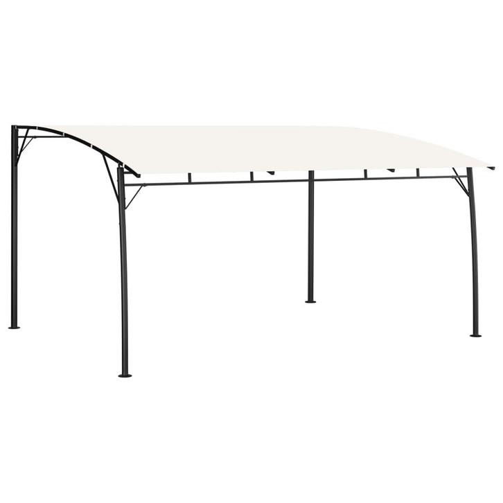 vidaXL Zonneluifel 4x3x2,55 m crèmekleurig, Tuin en Terras, Partytenten, Nieuw, Verzenden