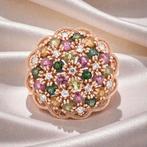 Sans prix de réserve - Bague Plaqué or Tourmaline - Topaze -, Bijoux, Sacs & Beauté