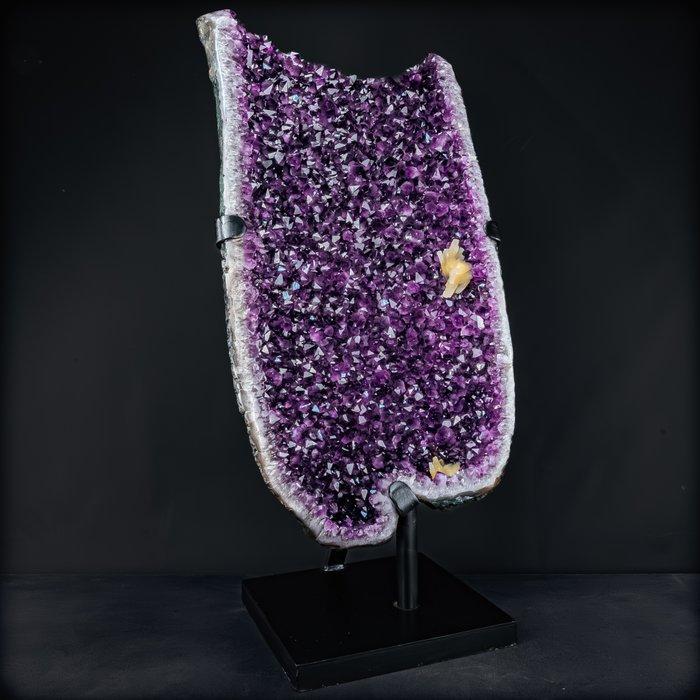Monumentale Amethist-Druse met Calciet-Kristallen – 46 kg, Verzamelen, Mineralen en Fossielen