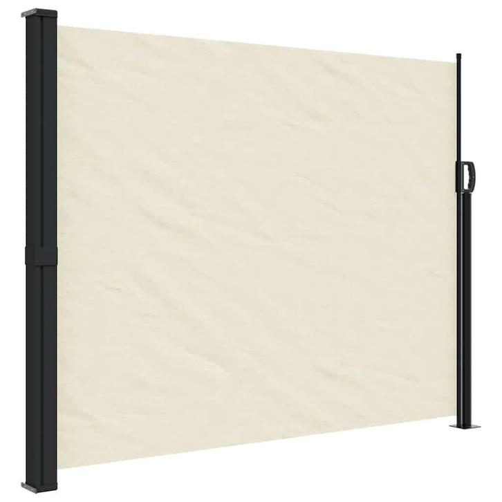 Terrasscherm Uittrekbaar Creme | Tweede Kansje | -53% Kor..., Tuin en Terras, Tuinschermen, Nieuw, Staal, 150 tot 200 cm, 200 cm of meer
