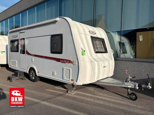 LMC Musica 470 D, Caravans en Kamperen, Caravans, 1000 - 1250 kg, Gascomfoor, Hordeur, Kachel, Koelkast, Lichtmetalen velgen, Luifel