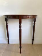 Tafel - Hout - Halfrond wand tafeltje