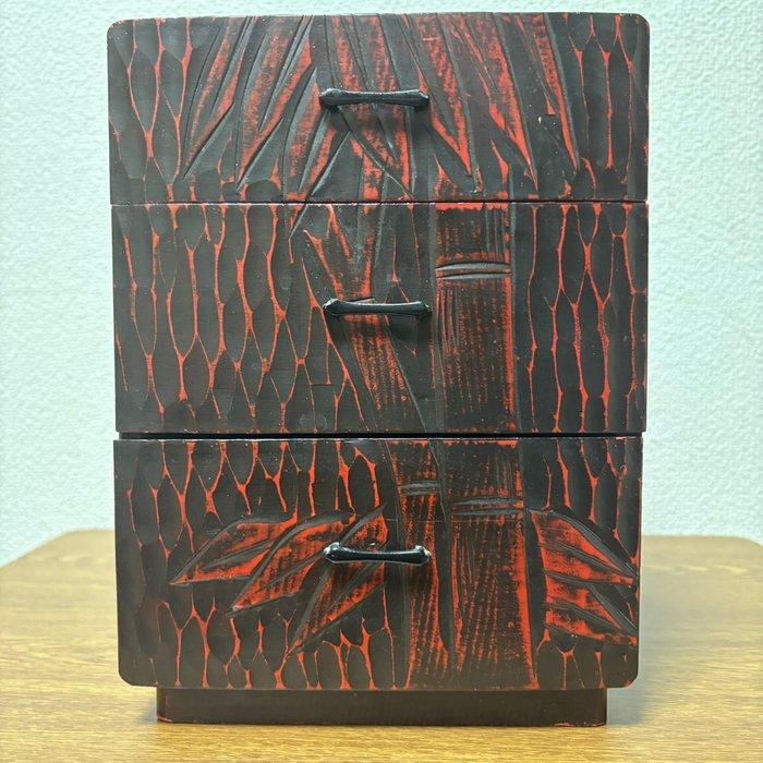 Traditional Japanese Kamakura-bori - Ladekast - Hout - Met, Antiek en Kunst, Curiosa en Brocante