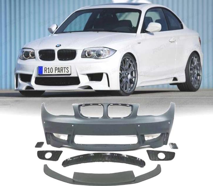 PARE-CHOCS AVANT BMW E81 E87 E82 E88 06-10 LOOK 1M SRA + SPO, Auto-onderdelen, Carrosserie, Verzenden