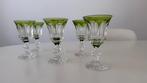 Verre à vin (6) - Cristal - 6 verres en cristal, Antiquités & Art