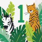 Dieren Servetten Safari 1 Jaar 33cm 16st, Hobby en Vrije tijd, Verzenden, Nieuw