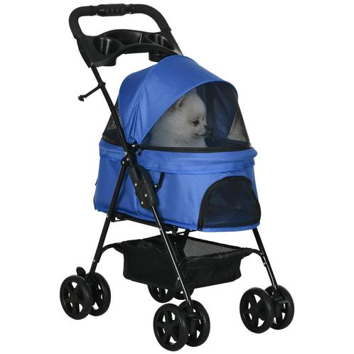 TRUUSK Hondenbuggy en Kattenbuggy - Opvouwbaar - Voor Kleine, Dieren en Toebehoren, Honden-accessoires, Verzenden