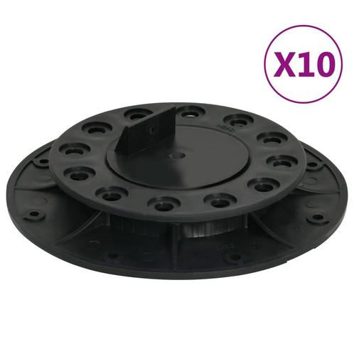 vidaXL Terrasdragers verstelbaar 10 st 20-30 mm, Doe-het-zelf en Bouw, Vloerdelen en Plavuizen, Nieuw, Verzenden