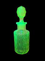 scailmont - Parfumfles - uranium glas - uraniumglas, 18 cm!, Antiek en Kunst