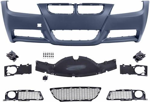 M-Pakket Voorbumper Met Koplampsproeiers BMW E90 E91 B2325, Auto-onderdelen, Carrosserie, Nieuw, BMW, Voor, Bumper