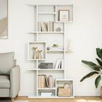 vidaXL Boekenkast 92x29x188 cm bewerkt hout wit, Verzenden, Nieuw