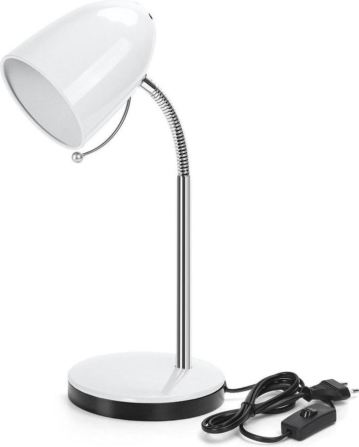 Aigostar Wave -Bureaulamp Flexibel, H280mm - Wit, Huis en Inrichting, Lampen | Tafellampen, Nieuw, Verzenden